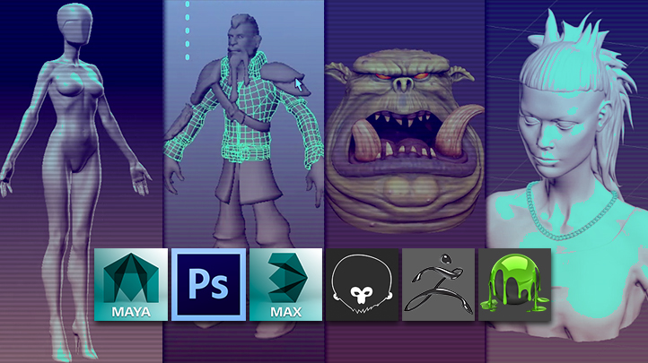 Mastering Digital Design - Learn Character Modeling, Sculpting, and Texturing, Singapore elarning online course