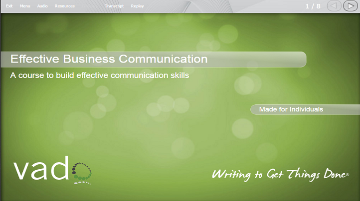 Improve with the Writing to Get Things Done® Toolkit, Singapore elarning online course