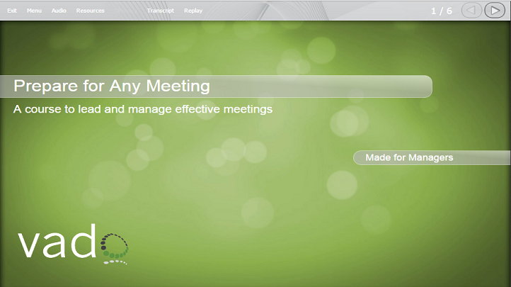 Meeting Management: For Business & Project Management, Singapore elarning online course