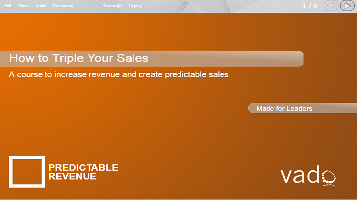 Predictable Revenue Toolkit: For Business & Project Management, Singapore elarning online course