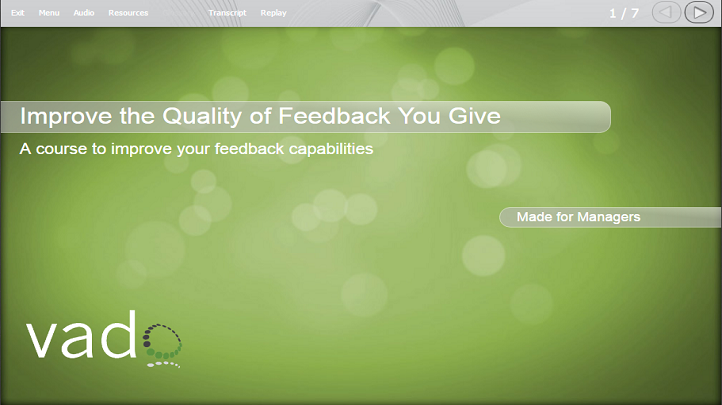 Giving Great Feedback: For Business & Project Management, Singapore elarning online course