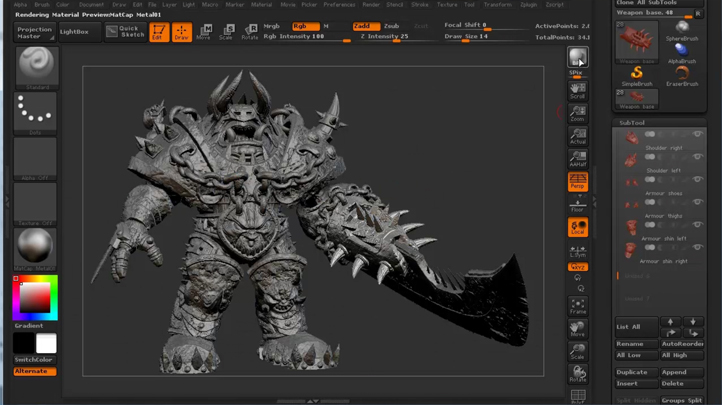 Mastering Digital Design - Learn Digital 3d Sculpting with ZBrush and Mudbox (Part 2), Singapore elarning online course