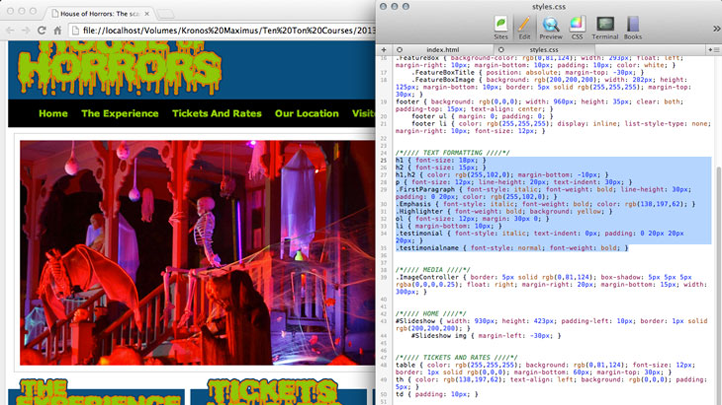 HTML5 & CSS3: A Site Design Bundle, Singapore elarning online course