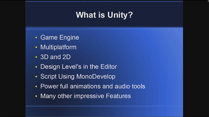 Master Game Development with Unity 5, Singapore elarning online course