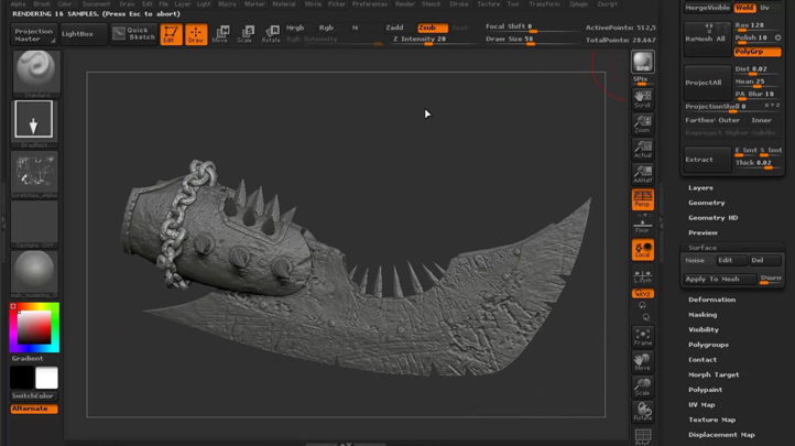 Mastering Digital Design - Learn Digital 3d Sculpting with ZBrush and Mudbox (Part 2), Singapore elarning online course