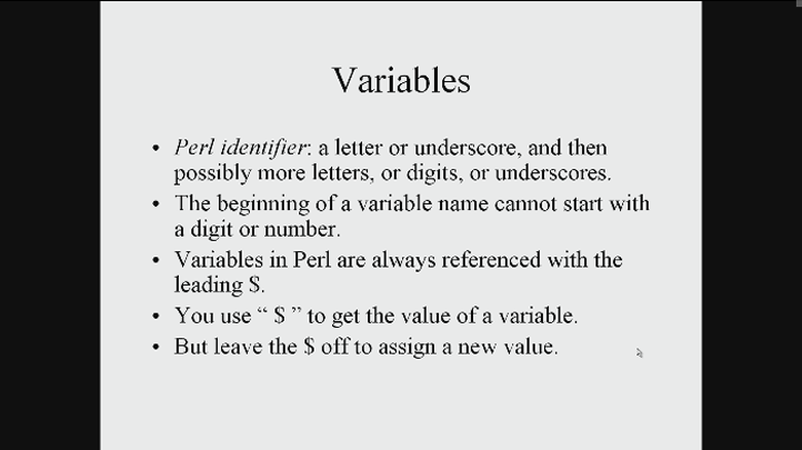 1st Step to Mastering Perl Programming for Beginners, Singapore elarning online course
