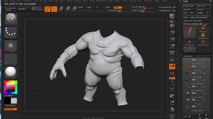 Mastering Digital Design - Learn Digital 3d Sculpting with ZBrush and Mudbox (Part 2), Singapore elarning online course